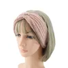 2020 Woolen Knit Headband for Women Cross Warm Turban Fashion Winter Hair Accessories Female Hair Band Headwear