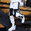 Pantalons pour hommes à la mode multi-poches Cargo hommes pantalons piste Joggers Streetwear Hip Hop décontracté mâle athlétique loisirs pantalons