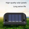 Solar Garden Lights Path Stair Outdoor Waterproof Wall Light Garden Landscape Step Deck Lights Balkony Staket Solning Lampor