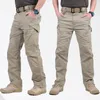 Męskie spodnie Swiony Tactical Men Swat Combat Army Casual Hikling Pantalones Hombre Cargo Wodoodporny Asian Size