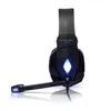 G4000 casque de jeu avec microphone Pro USB 3.5mm stéréo basse Gamer casques LED lumières pour PC ordinateur portable jeu