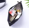 DHL100pcs Женщины Крафт бумага защита окружающей среды Водонепроницаемый свет Cosmetic Bag цвет смешивания Zipper Wash сумка для хранения