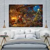 Winter Christmas Art Thomas Kinkade039s Canvas Prints Picture Modular Paintings For Living Room Poster On The Wall Home Decor6173078