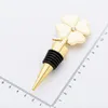 Lucky Clover Wine Bottle Stopper Four Leaf Clover Red Wine Stopper Bröllop Favor Födelsedag Present Event Giveaways LX2411