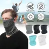 Cykling Caps Amp maskerar dammtät UV -bandana Gaiter Scarf Fashion 2022 Ice Loops Silk Ear Neck Face Protection9720917