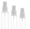 100 adet Taşınabilir Küçük Şeffaf Plastik Boş Sprey Şişesi Doldurulabilir Şişeler 10ml / 30 ml / 50ml / 60ml / şişe için 100 ml