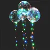 Tanie LED Bobo Balon Miga Light Ball Transparent Balloons 3M String Lights Christmas Party Dekoracje Ślubne Dzieci Zabawki 01