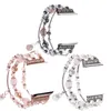 Cinturini per orologi in onice Cinturini per bracciali con perle per Apple Watch 45mm 41mm 38 mm 44mm 38mm 40mm per iwatch Series 7 5 4 3 Se Cinturino con anello di ricambio