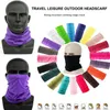 25 Farben Mode Bandana Gesichtsmaske Outdoor Sports Stirnband Turban Armband Kopftuch Hals Gamasche Magische Schals Radfahren Bandanas CYZ2546