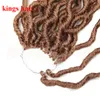 Finte Locs Estremità ricce Crochet Trecce Capelli 12quot 18strandpack Capelli corti e medi intrecciati all'uncinetto sintetici2978939