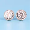925 sterling silver brand stud female luxury big diamond engagement gift earrings sweet princess birthday party jewelry78583441756160