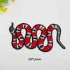 5 pezzi New ricamato animale serpente vestiti fai da te patch patch di stoffa accessori di abbigliamento accessori per abiti di grandi dimensioni ricamo patch2184