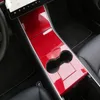 Copertura decorativa del pannello di controllo centrale dell'automobile ABS di alta qualità 4 pezzi, copertura della protezione per Tesla Model3 modello 3 2007-2020