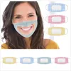 Visible Mouth Face Cover Anti Dust Reusable Washable Face Mask with Clear Pvc Window Adults Deaf-Mute Lip Transparent Face Masks