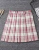 2020 Cute Mini Homecoming Dresses Pleated Skirt High Waist ALine Plaid Skirts Fashion Homecoming Dresses JK043142159