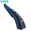 VGR V-052 전기 헤어 클리퍼 조정 가능한 한계 빗 머리 컷 면도기 USB 충전식 수염 트리머