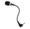 Externo mini microfone 3,5mm pescoço flexível omnidireccional microfone para portátil ruído Conferência Redução Microfone