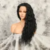 26 Zoll 150% Dichte Lolly Wasserwelle Per￼cke 13x4 Brasilianer transparenter Spitzenfront menschliches Haar Per￼cken vorgezogen Remy Human Hair Per￼cken nahtlos