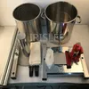 Högkvalitativ 12l Kapacitet Fruktjuice Kallpress Juicer Machine Rostfritt stål medManual Grape Massa Juicer Machine Kommersiell