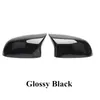 1 pair Glossy Black Car Mirrors covers For BM-W X3 X4 X5 X6 F15 F16 F25 F26 Carbon fiber/ ABS Rear view Mirror 14-18