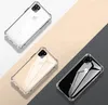 För iPhone 11 Pro Max XS Max XR Clear TPU Case ShockoProof Soft Transparent Back Cover för Samsung Not10 S9 S10 Plus