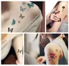 3D sexy Chic lebensechte Harajuku Blumen arm Tattoo Design Wasserdicht menwomen Temporäre Tattoo Aufkleber Für Körper Kunst Fleisch Tatoos