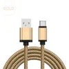 USB Tipo C cabo de carregamento para Samsung Galaxy S8 S9 A8 2018 A80 A50 A5 A7 2017 1/2/3 metros de comprimento Carregador de Celular curtas Cords