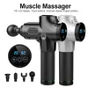 min elektrische spiermassager therapie fascia massage pistool diepe vibratie spier ontspanning fitness apparatuur met tas
