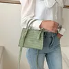 2020 Крокодил Pattern Кожа PU Crossbody сумка для женщин цепи женщины плеча сумки Мини Кошельки Путешествие Cross Body Bag