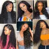 13x4 Deep Wave Lace Front Human Hair Wig Pre Plucked With Baby Hair 150 Brazilian Deep Curly Long Wig For Women37353245363306