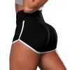 Hete vrouwen yoga shorts vrouwelijke casual fasie hoge taille joggingbroek witte egde gym running sport feminino