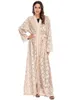 Eid Mubarak Kaftan Dubai Abaya Turcja Kimono Cardigan Hidżab Muzułmańska sukienka islam Odzież Abayas dla kobiet ROBE FEMME ETE KATAR CM1818