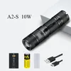 SupFire Flashlight Linterna LED Zoom Torch 26650 USB Flash Light Lanterna A2S SST40 Powerful Flashlight Camping Light 2000lm Y2004237960