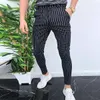 Men Casual Pants Slim Fit Skinny Business Formal Suit Dress Slacks Trousers1