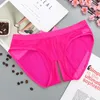 Nova calcinha feminina sexy lingerie exótica calcinha aberta virilha renda malha roupa interior crotchless cuecas sexy com costas 225s