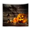 The latest 230X150CM size tapestry, choose 10,000 styles from European and American style Halloween pumpkin wall hangings, support custom logo