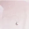 Collana con ciondolo di perle d'acqua dolce naturali grandi da 12-13 mm, regalo di moda per gioielli in argento sterling 925 per le donne