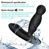 360 Rotar Calefacción Vibrador Butt Plug Masaje de Próstata Motores Dobles Juguetes Anales para Hombres Control Remoto Productos Sexuales * MX200422