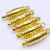 5PCS / lot ouro Magnetic Fecho Ganchos Fechaduras de joalharia End Caps colar pulseiras Fecho Conectores para ewelry Feito à Mão Conectado