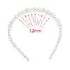 Nuovo cerchio per capelli di lusso estremo Design classico Pieno di perle finte Multi stile opzionale Bella fascia sottile
