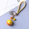 EPACKET DHL Frete Grátis Novo Keychain de Bell Bell PU Bolsa de Couro Pendant Dakr198 Mix Chaveiro