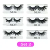 30 paires de cils de vison 3d, vendeur entier, maquillage dramatique, boîtes de cils Zoelove, emballage de cils de vison de 25mm, en vrac 3061031