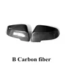 Espelhos de carro de fibra de carbono cobrem tampas de espelho ABS para 1/2/3/4 série X1 F20 F22 F30 F35 F34 F32 E84