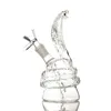 New Arrival Hookahs 6.5'' Glass Water Bong mini bong three different colors snake shapes