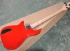 Frete Grátis 3 Strings Vermelho Guitarra elétrica com Rosewood Fretboard, 24 trastes, pode ser personalizado como pedido