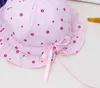 Newborn Baby Girls Kids Summer Princess Infant Dot Print Sun Cap Cotton Bucket Hat ZFUg5034865