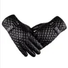 Gants en cuir de haute qualité pour hommes, mitaines douces et confortables, imperméables, hiver, automne, gants de conduite de moto, solides, livraison gratuite