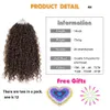 18 cali Bogini Faux Locks Curl Crochet Braid Extensions Hair Extensions Czeski Kręcone Syntetyczne warkocze Przedłużanie włosów na krótkie włosy dla czarnych kobiet