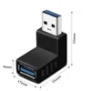 USB 3.0 어댑터 90도 각도 4 방향 옵션 USB 남성 여성 변환기 고속 전송 어댑터