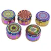 60mm Rainbow Grote Kruid Grinders 4 Laag Tobacco Grinder Goedkope Big Cali Crusher Grinder Diamond Herb Grinder te koop